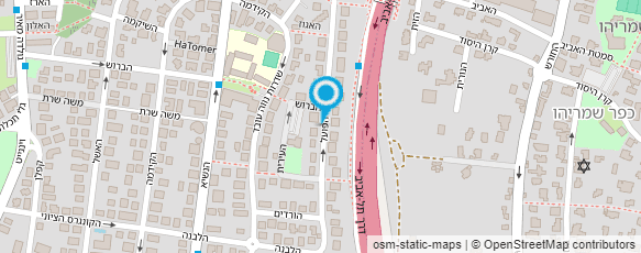 מפת הגעה אל רם כרמי אדריכלים