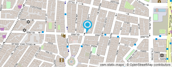 מפת הגעה אל תופרת תיקונים