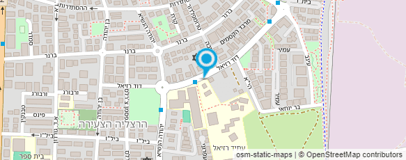 מפת הגעה אל בית הספר התיכון למדעים - על"ה