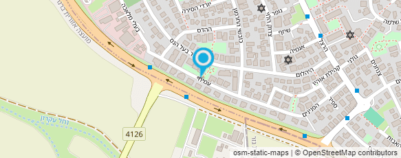 מפת הגעה אל אברהם דוד