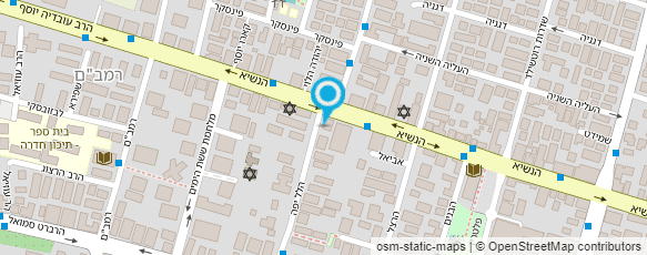 מפת הגעה אל אסולין תמרוקים