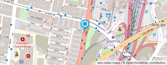 מפת הגעה אל עו''ד רביזאדה משה