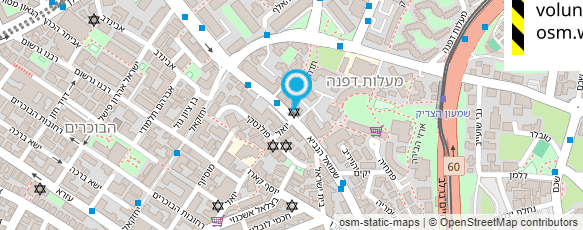 מפת הגעה אל בן יעקב