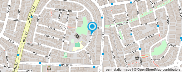 מפת הגעה אל מגן דוד אדום בישראל