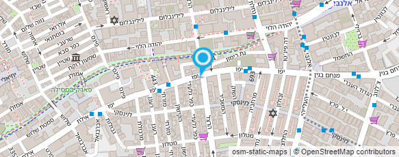 מפת הגעה אל אופנת קינג דיויד