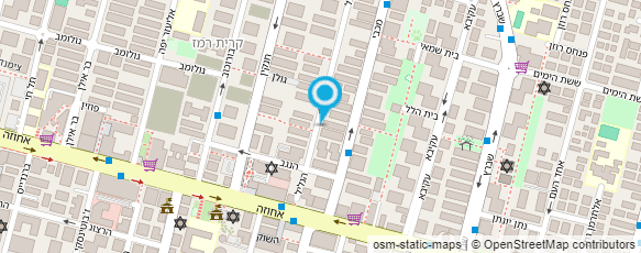 מפת הגעה אל רגב מעצבים