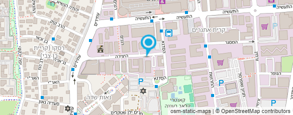 מפת הגעה אל מישר מתקני רחוב מעוצבים