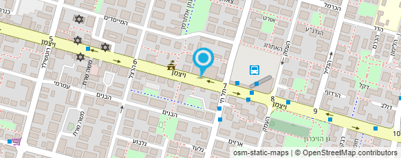 מפת הגעה אל דניאל וארז עיצוב שיער מפת הגעה אל דניאל וארז עיצוב שיער