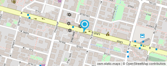 מפת הגעה אל ניר עיצוב שיער