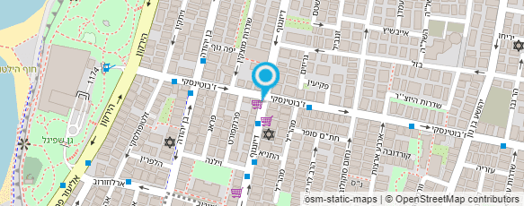 מפת הגעה אל גישור המכון הישראלי לפישור יצירתי בע"מ