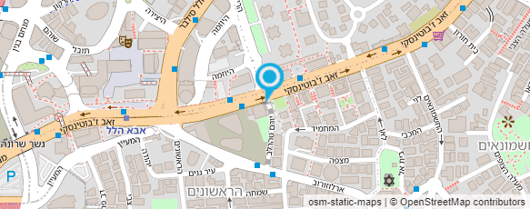 מפת הגעה אל דומינו'ס פיצה