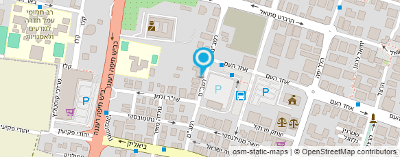 מפת הגעה אל הרבנות הראשית - מועצה דתית חדרה