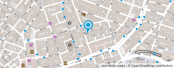 מפת הגעה אל י.רובינשטיין - מ.שמר ניהול תיקי השקעות בע"מ