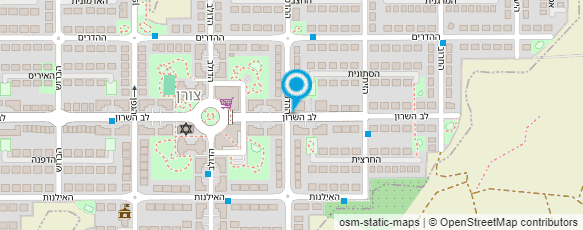 מפת הגעה אל R.K עיצוב שיער