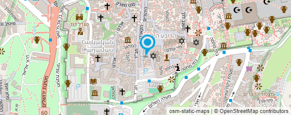 מפת הגעה אל מרכז ספיר-לתרבות וחינוך יהודי