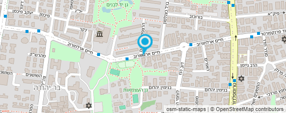 מפת הגעה אל מוניות כפר גנים ארלוזורוב