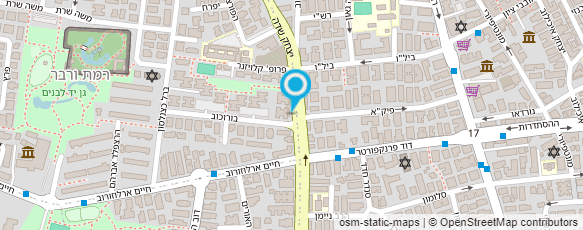 מפת הגעה אל מספרת דוד