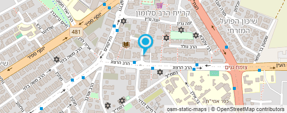 מפת הגעה אל קירש חיים