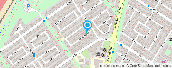 מפת הגעה אל גינון ופיתוח המעין