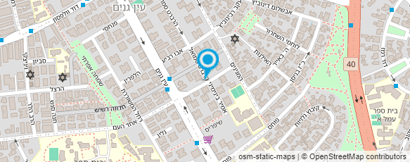 מפת הגעה אל רבינזון משקאות