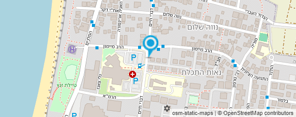 מפת הגעה אל מרכז רפואי - בי"ח לניאדו