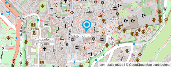 מפת הגעה אל קפה הרובע