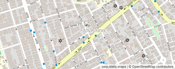 מפת הגעה אל תריסי זהב
