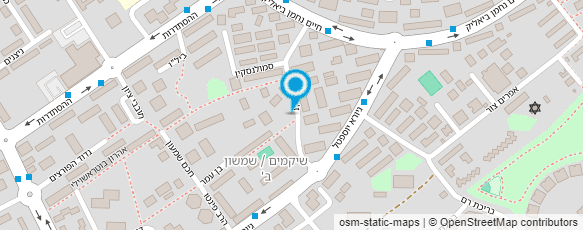 מפת הגעה אל אלק"א - אגודה למען הקשיש