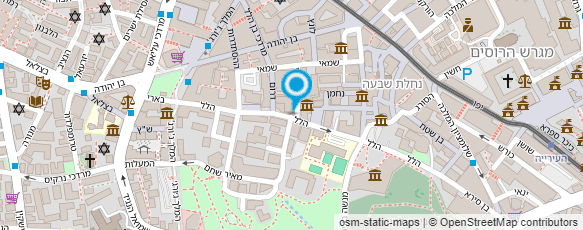 מפת הגעה אל בן-דוד אברהם הכהן - משרד עורכי דין