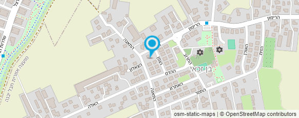 מפת הגעה אל נגריית כוכב-זודי שלמה