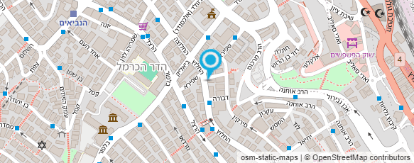 מפת הגעה אל רפי בלנגה-מעצב שיער