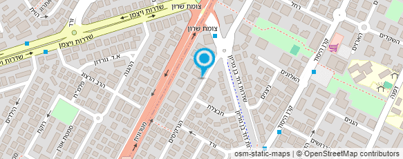 מפת הגעה אל אטקין חיים - שמאי מקרקעין