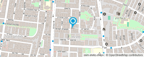 מפת הגעה אל גן מרים