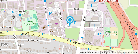 מפת הגעה אל טייר קאר רעננה הוד השרון