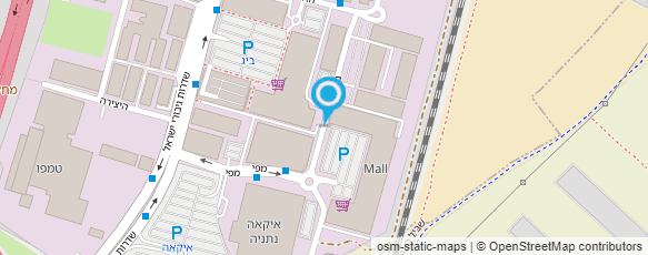 מפת הגעה אל מרכז הבניה הישראלי