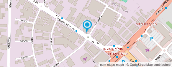 מפת הגעה אל א.א.ב. ברגים חיפה בע"מ