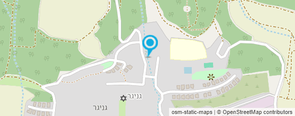 מפת הגעה אל אירוח כפרי - גניגר