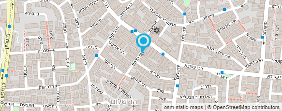 מפת הגעה אל "אהל שרה"