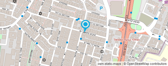 מפת הגעה אל "אהל שרה" - הוסטל