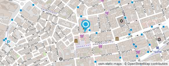 מפת הגעה אל עו"ד חיים ז. רוזנצויג