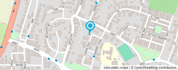 מפת הגעה אל מוסך שאול