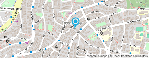 מפת הגעה אל יעקובוביץ' יהודית