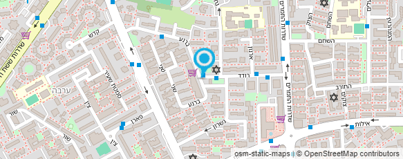 מפת הגעה אל שרות צדוק