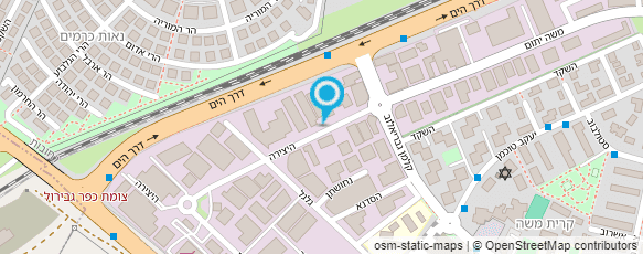 מפת הגעה אל מוסך עינב