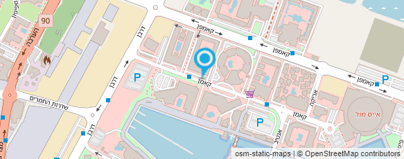 מפת הגעה אל קראון פלזה