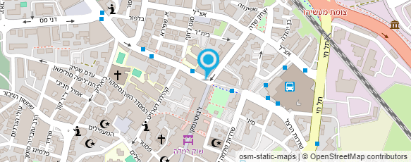 מפת הגעה אל גן המצעים