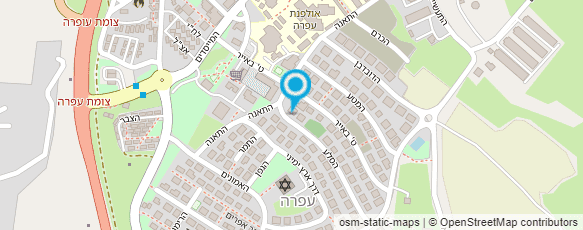 מפת הגעה אל עפרה