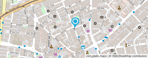 מפת הגעה אל גן פינסקר - שרונה