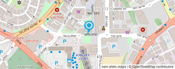 מפת הגעה אל האגודה למלחמה בסרטן