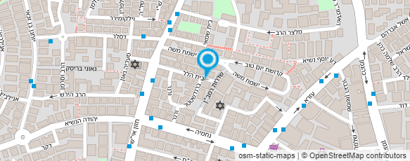 מפת הגעה אל זילברשטיין הרב שלמה